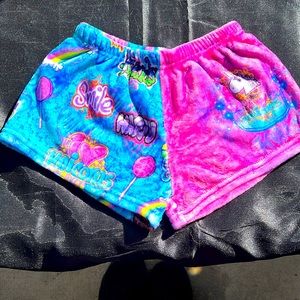 Brand New Penelope Wildberry fuzzy lounge shorts 10/12